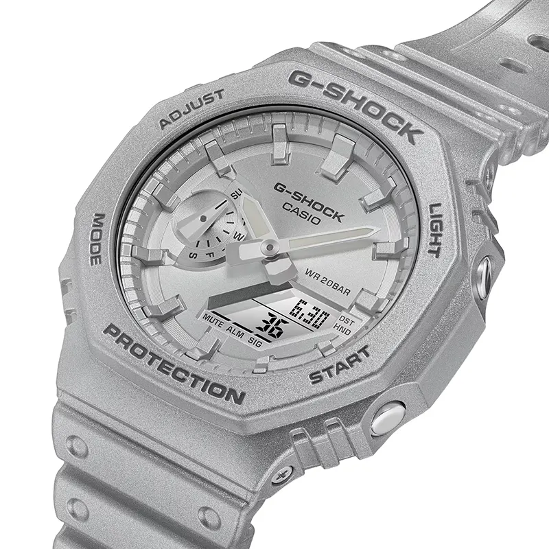 Casio G-Shock GA-2100FF-8A Metallic Silver Dial Men's Watch